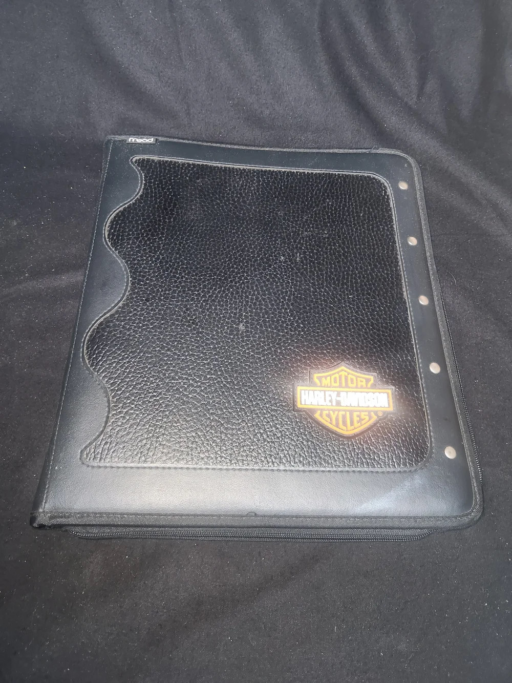 Harley-Davidson Black Leather Tablet Folio Case - #274